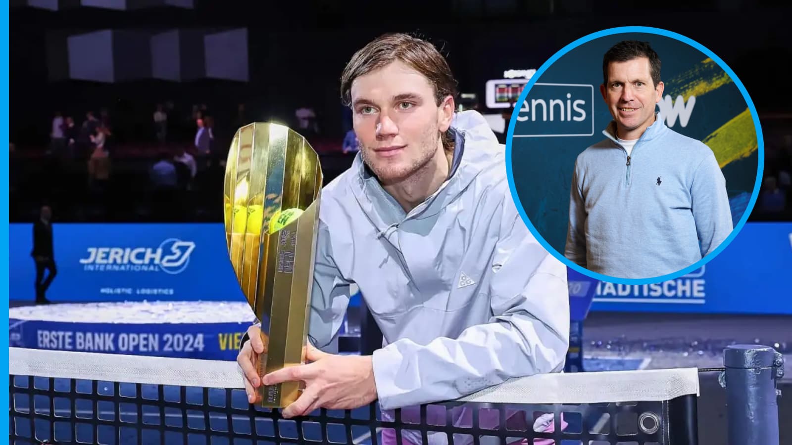 傑克·德雷珀（Jack Draper）被稱為蒂姆·亨曼（Tim Henman）做出判決的“贏得溫網的競爭者”