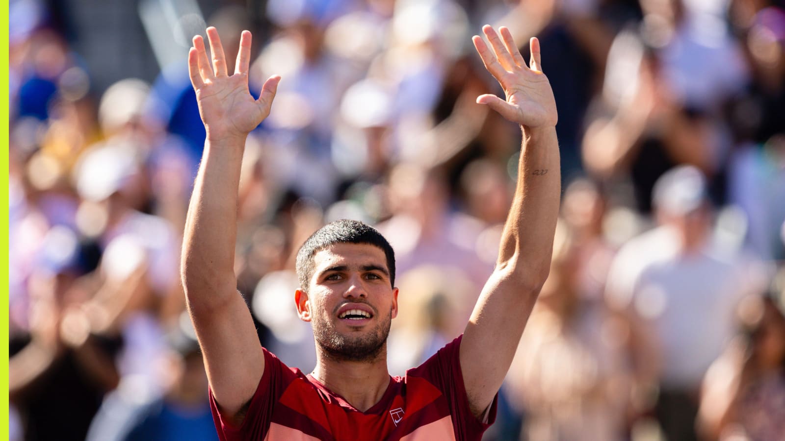卡洛斯·阿爾卡拉茲（Carlos Alcaraz）靠近拉斐爾·納達爾（Rafael Nadal）記錄，使印度井歷史