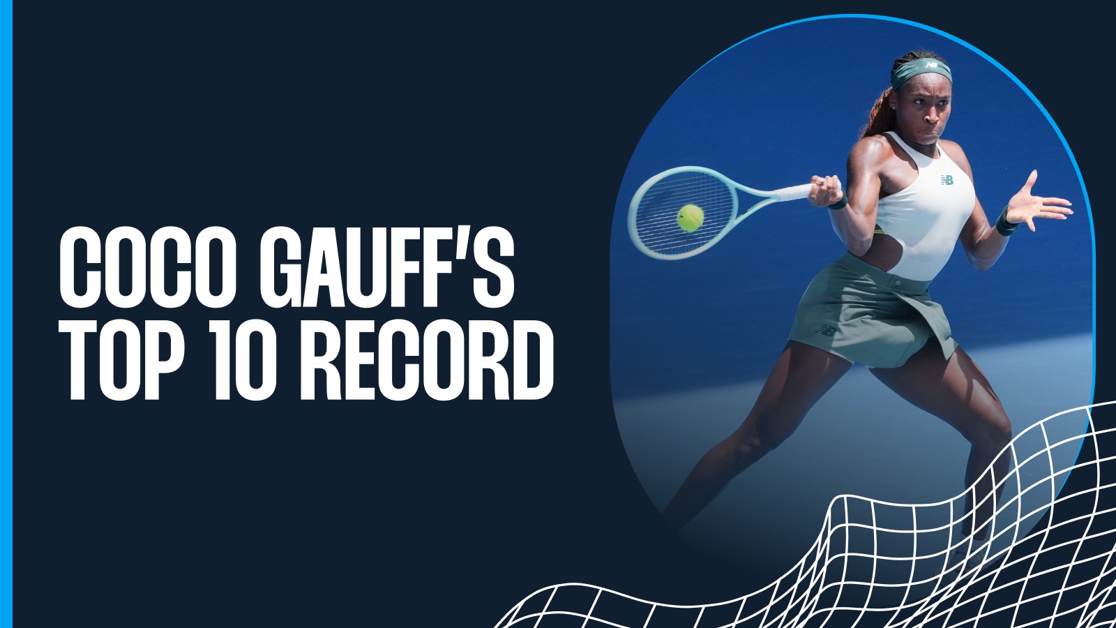 可可高夫（Coco Gauff）在美國轟動一時的前十名中的記錄更多
