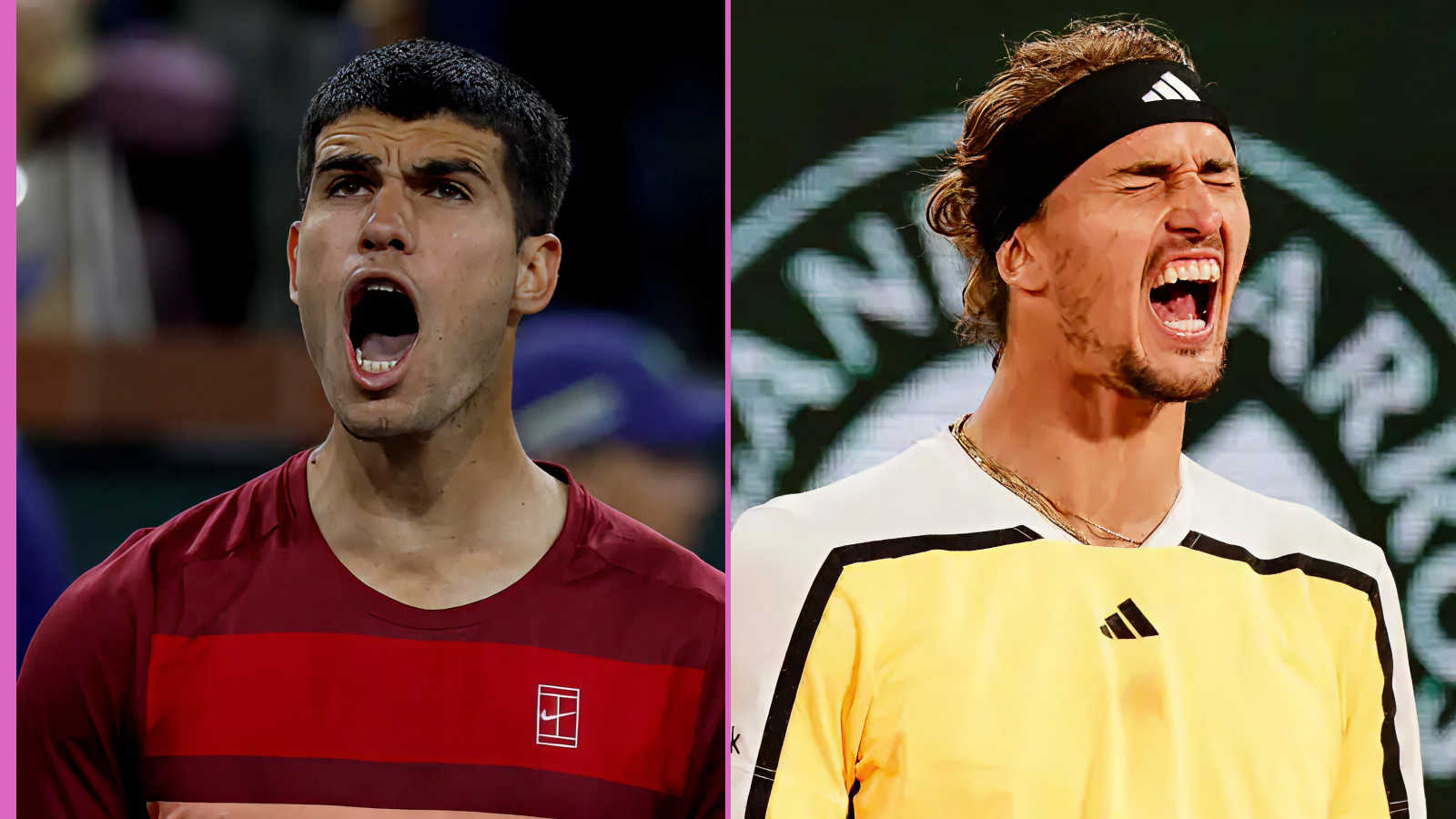 卡洛斯·阿尔卡拉兹（Carlos Alcaraz）vs亚历山大·兹维雷夫（Alexander Zverev）在法国公开赛前争夺第2位